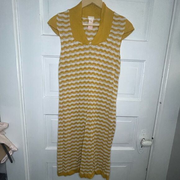 Tulle Striped Pullover Dress - Picture 1 of 9